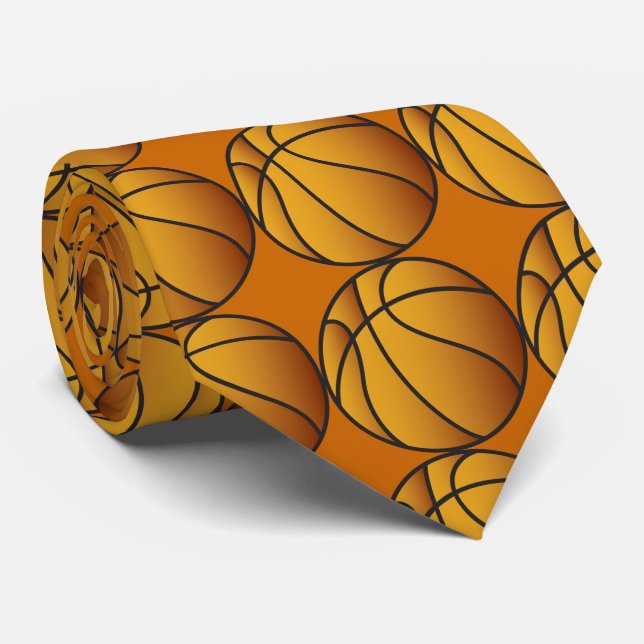Corbata Bolas del baloncesto (Enrollado)
