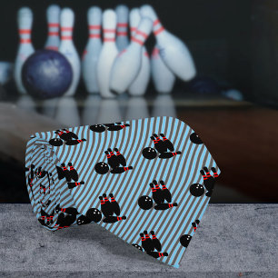 Corbata Bolas y gráficos de bolas en franjas diagonales