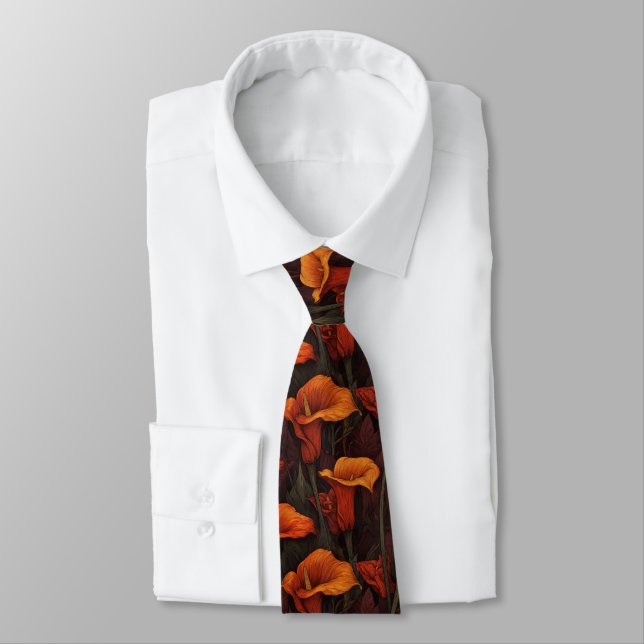 Corbata Bold Birthday Gifts For Boyfriend Calla Lilies Flo (Atado)
