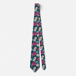 Corbata Bold Groomsmen Gift Tropical Flower