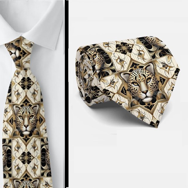 Corbata Bold Leopard Tie | Masculine Men's Fashion (Subido por el creador)