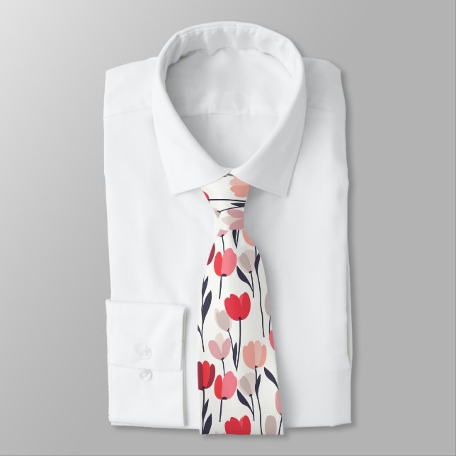 Corbata Bold Menswear Ties Tulip Flower (Atado)