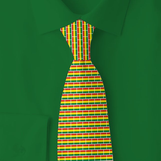 Corbata Bolivia Flag Brick Pattern (Subido por el creador)