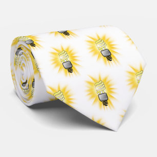 Corbata Bombilla en espiral de ahorro de energía