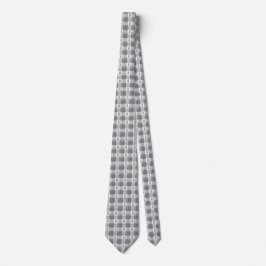 Corbata Bone Cancer Awareness Plaid Gray Ribbon