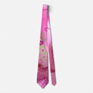 Corbata Bonito En Vela Rosa