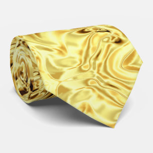Corbata Bonito Gold Black Crinkle