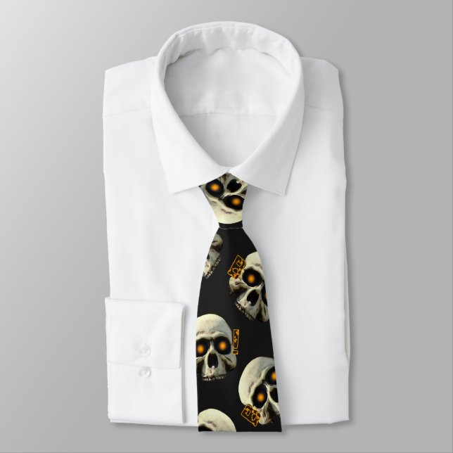 Corbata Boo Skulls Tie (Atado)
