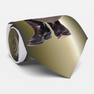 Corbata Boots de vaquero y Gorra