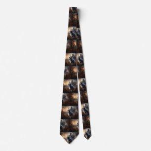 Corbata Border Collie Halloween Aterrador 