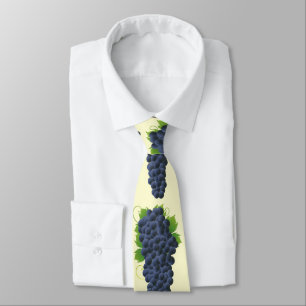 Corbata Borgoña dulce o uvas azules para el amante del