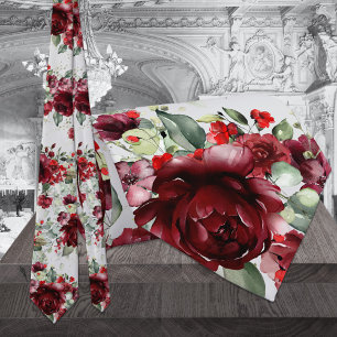 Corbata Borgoña Peony Silver Greeneration Light Gray Boda