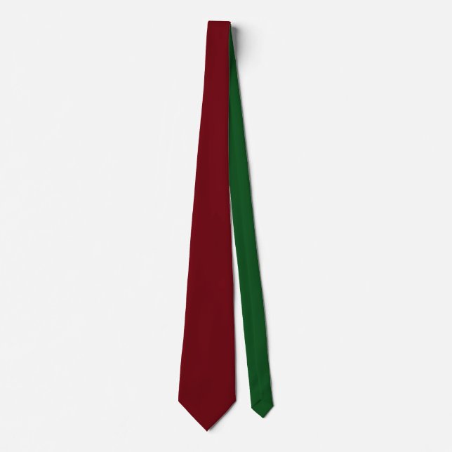 Corbata Borgoña Ruby Rojo Personalizar de fondo (Anverso)