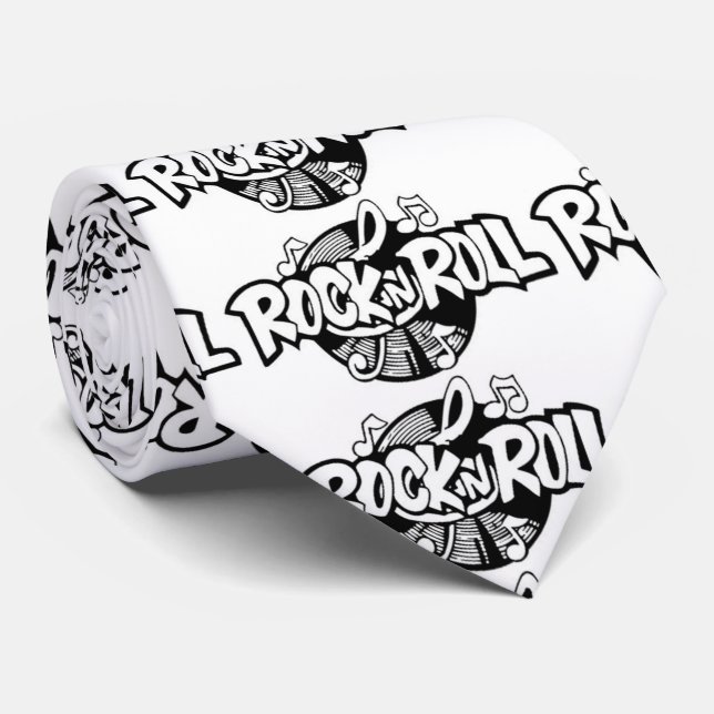 CORBATA BORRAR A TU HOMBRE QUE AMA "ROCK AND ROLL" (Enrollado)