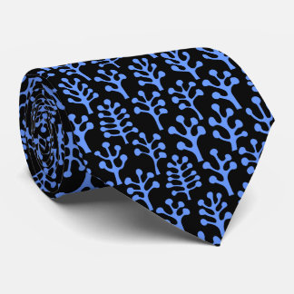 Corbata Bosque 230823 - Azul bebé en negro