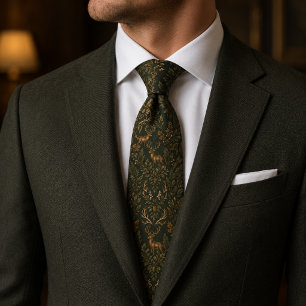 Corbata Bosque Ciervo Forest Luxury