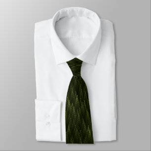 Corbata Bosque de Conifer Fractal