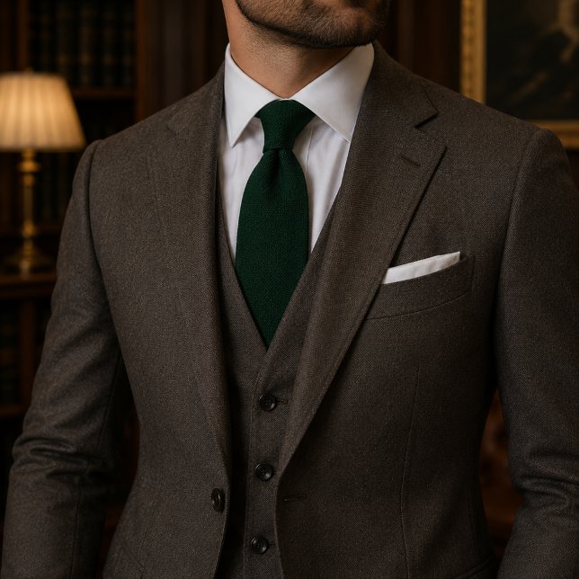 Corbata Bosque de Lujo Verde Texturizado (Subido por el creador)