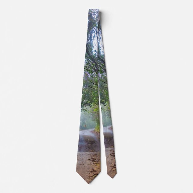 Corbata Bosque Musgoso (Anverso)