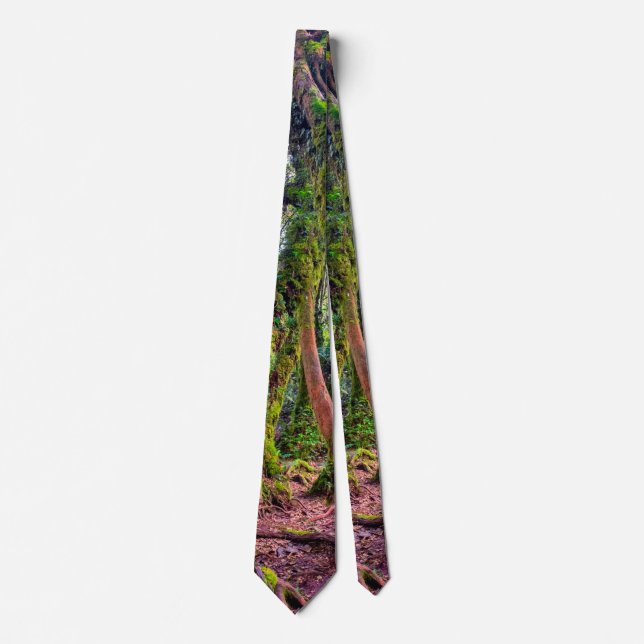 Corbata Bosque Musgoso (Anverso)
