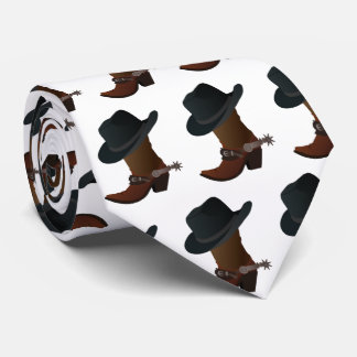 Corbata Bota de vaca y Gorra