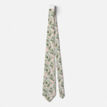 CORBATA BOTÁNICA ROSA VERDE SALVIA REGALO PARA PAP