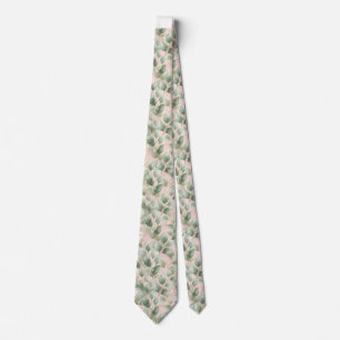 CORBATA BOTÁNICA ROSA VERDE SALVIA REGALO PARA PAP