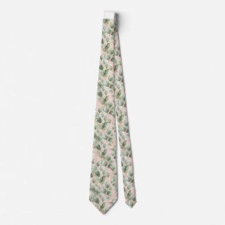 CORBATA BOTÁNICA ROSA VERDE SALVIA REGALO PARA PAP