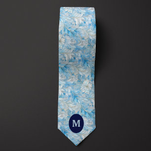 Corbata Botánico de invierno azul hielo