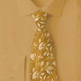 Corbata Botánico Lujoso Caramelo