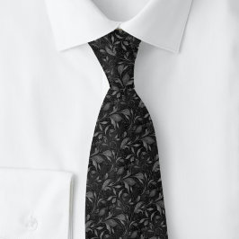 Corbata Botánico Lujurioso de Carbón