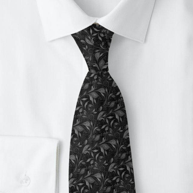 Corbata Botánico Lujurioso de Carbón (Subido por el creador)