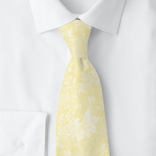 Corbata Botánico Ornate Amarillo Limón