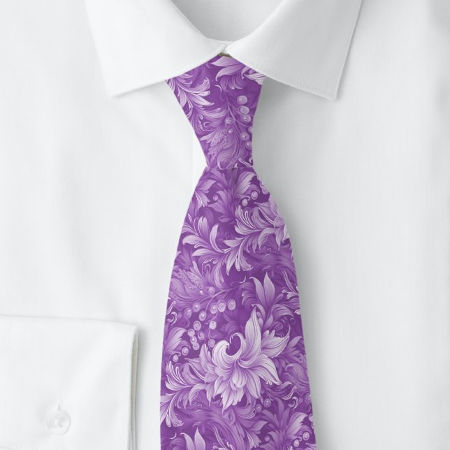 Corbata Botánico Ornate Amatista (Subido por el creador)