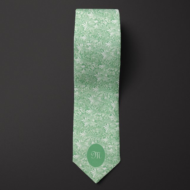Corbata Botánico Verde Pálido (Subido por el creador)