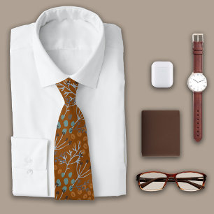 Corbata Botánicos Caramel Brown