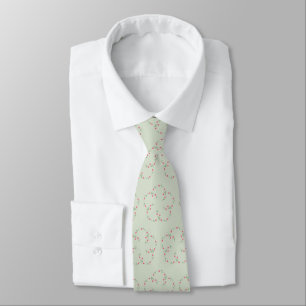 Corbata Botánicos Divertidos Diseño de Tulipanes Rosados P