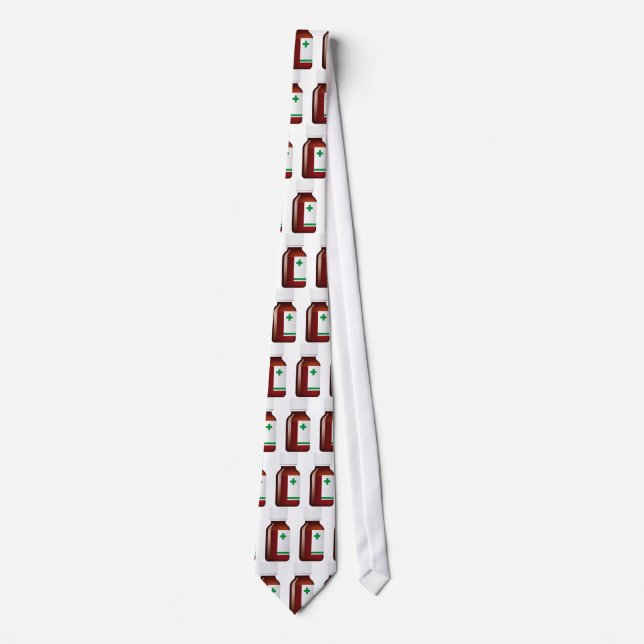 Corbata Botella de pastillas (Anverso)