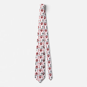 Corbata Botellas de vino tinto y negro