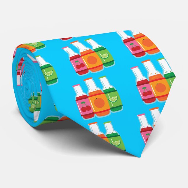 Corbata Botellas Pop de Soda (Enrollado)
