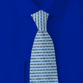 Corbata Botswana Flag Brick Pattern