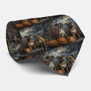 Corbata Boxer Halloween Noche Doggy Delight