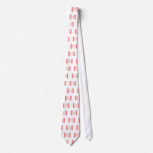 Corbata bracketología roja