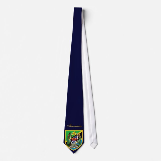 Corbata Brazo hermoso de la capa de la bandera de Tanzania (Anverso)