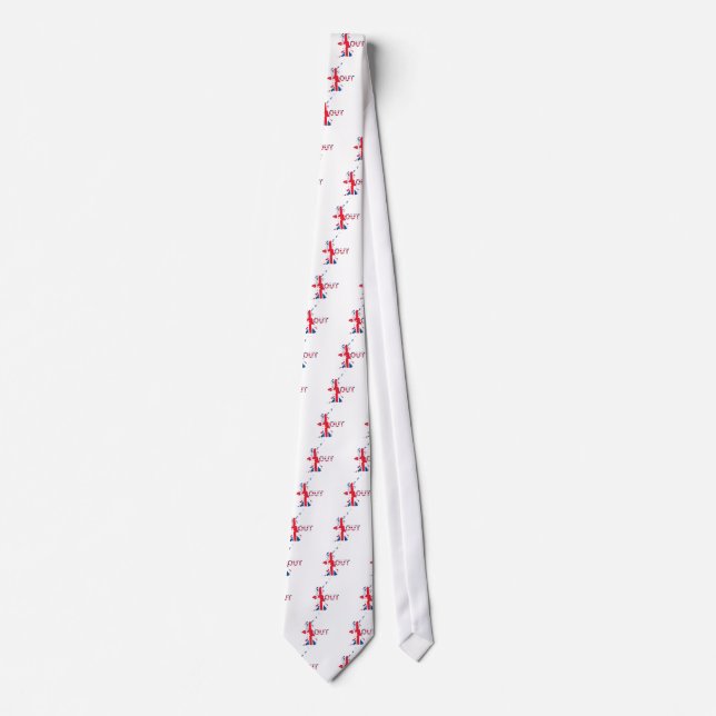CORBATA BREXIT HACIA FUERA UNION JACK (Anverso)