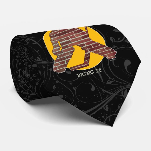 Corbata Brick Wall Hockey Goalie (Enrollado)