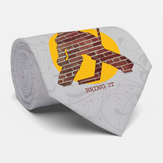 Corbata Brick Wall Hockey Goalie (Enrollado)