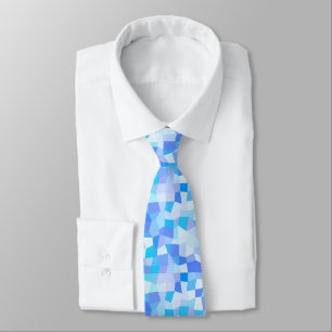 Corbata Bright Blues Mosaic