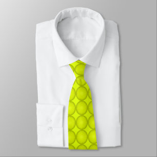 Corbata Bright Chartreuse Doted Mens Tie