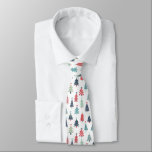 Corbata Bright Festive Christmas Tree Pattern<br><div class="desc">Bright Festive Christmas Tree Pattern Neck Tie.</div>